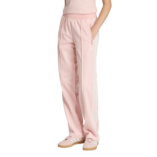 adidas Originals Firebird Knitted Crochet Track Pants - adidas Sandy Pink