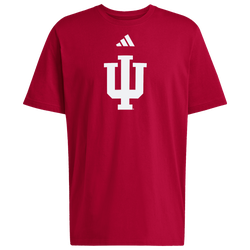 Men's - adidas NCAA Logo Short Sleeve T-Shirt - Red