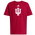 adidas NCAA Logo Short Sleeve T-Shirt - Men's Red