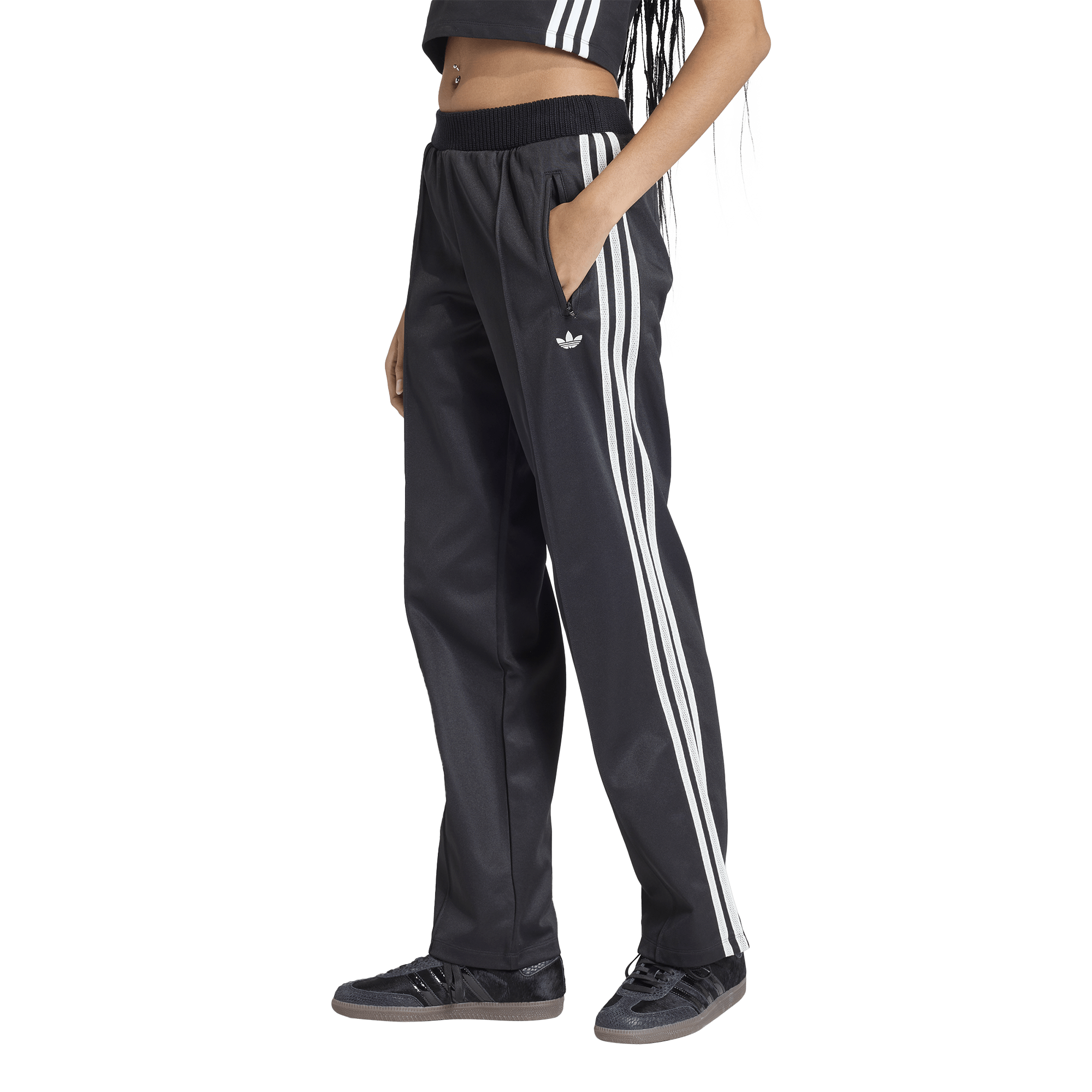 ウォーキング・ランニングウェア adidas origials FIREBIRD TRACK PANTS adidas Originals Firebird Knitted Crochet Track Pants - Women's