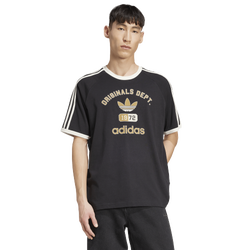 Men's - adidas Originals 3-Stripes Dept. Graphic T-Shirt - Black