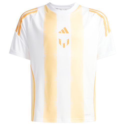 adidas Messi Training Soccer Jersey - adidas White/Ice Tangerine