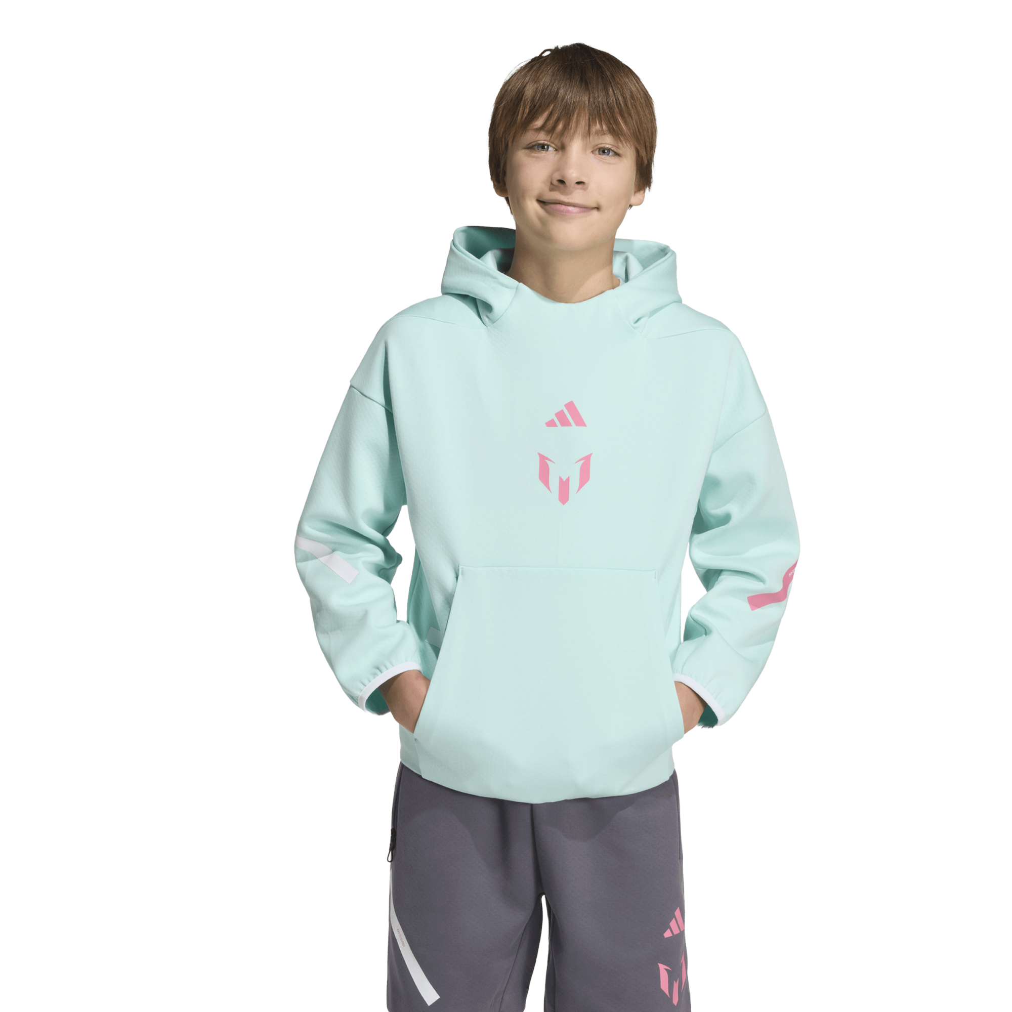 adidas Messi Z.N.E. Soccer Hoodie - Boys' Grade School | Foot Locker