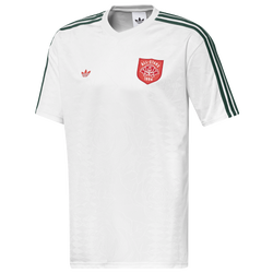 Men's - adidas Roses Poly Jersey - White/Collegiate Green