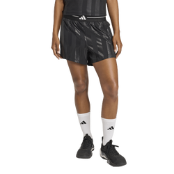 Women's - adidas Hyperglam 3-Stripes Emboss Woven Shorts - 