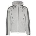 adidas Originals Spacer Cutline Full-Zip Hoodie - Adidas Medium Grey Heather/Black