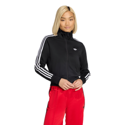 Women's - adidas Originals Firebird Classic Track Top - Black/White