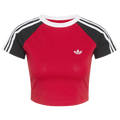 adidas SST Baby T-Shirt - Adidas Black/White Better Scarlet