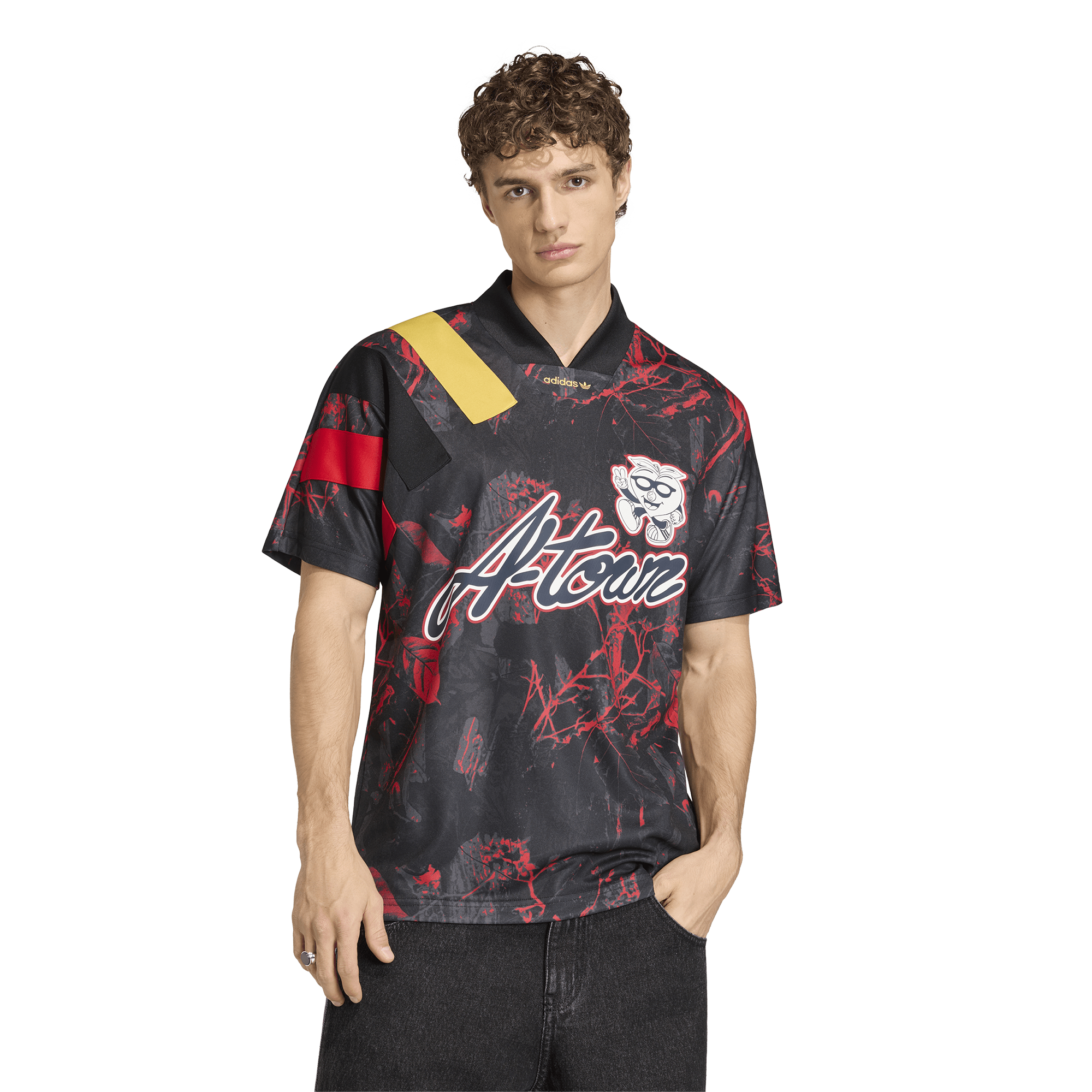 団結 炎 ファイアーadidas アディダス ユニフォーム ゲームシャツ XO adidas Host City Graphic Jersey - Men's | Foot Locker