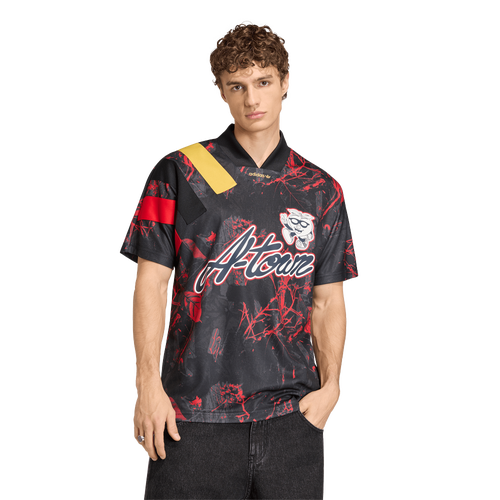  - adidas Host City Graphic Jersey - Black/Better Scarlet