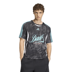 Men's - adidas Host City Graphic Jersey - Black/Pulse Aqua