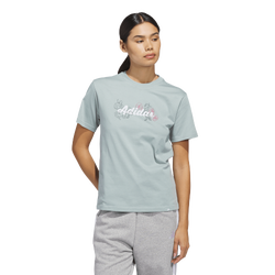 Women's - adidas Wester Florals Graphic T-Shirt - Wonder Sage