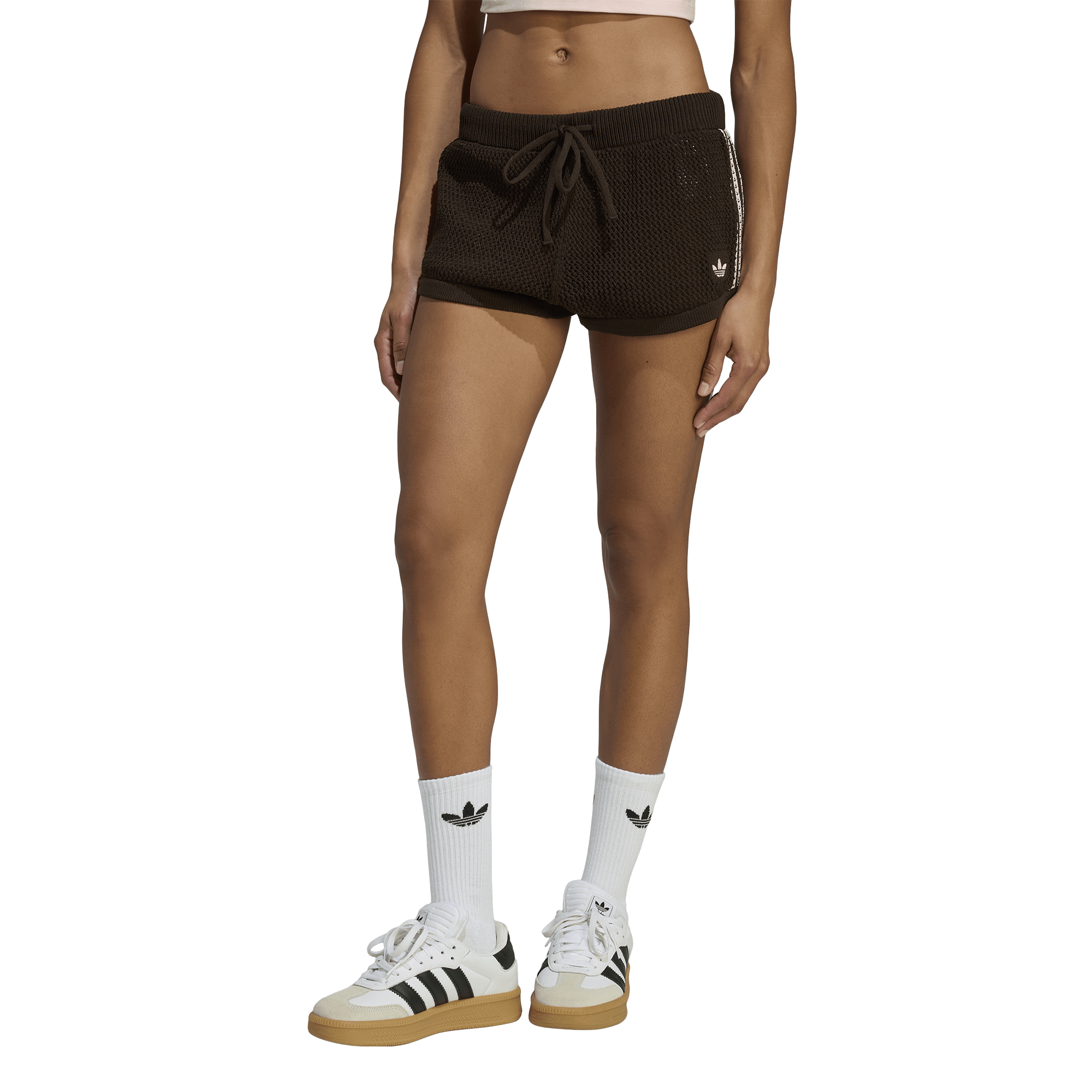 adidas Originals Knitted Crochet Shorts - Women's | Foot Locker