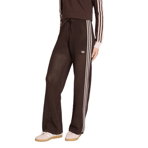 adidas Originals Knitted Crochet Firebird Track Pants - adidas Aurora Coffee