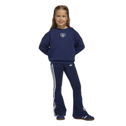 Girls' Preschool - adidas Originals Alice Fleece Flare Set - Night Indigo