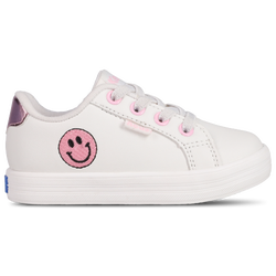 Girls' Toddler - Keds Kara Court Elastic Lace - White