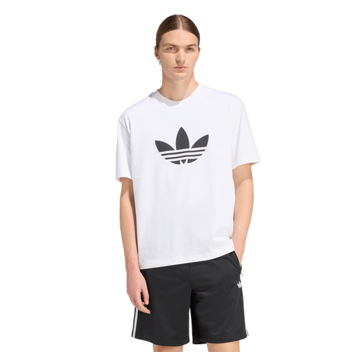  - adidas Originals adicolor Trefoil T-Shirt - White/Black