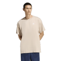 adidas Trefoil Essentials OS T-Shirt - Adidas Stone Khaki/White