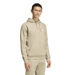 Men's - adidas Originals Trefoil Essentials Lifestyle Hoodie - Stone Khaki