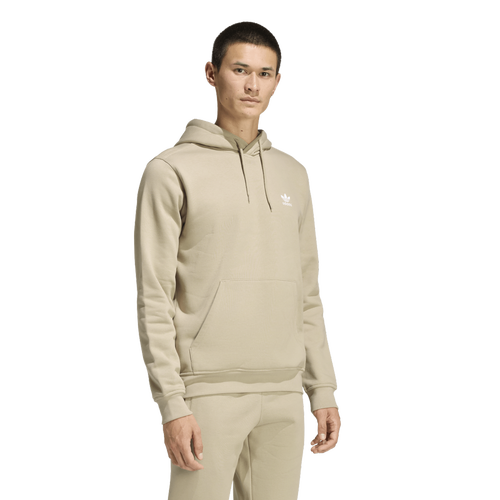adidas Originals Trefoil Essentials Lifestyle Hoodie - adidas Stone Khaki