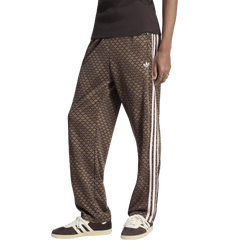 Men's - adidas Originals Firebird Loose Monogram Track Pants - Earth Strata/Aurora Coffee/Sandy Pink