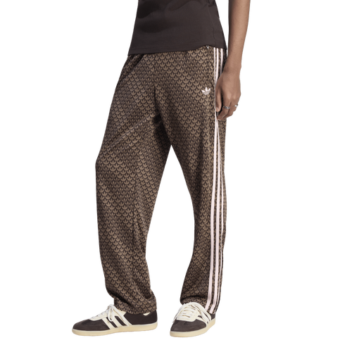  - adidas Originals Firebird Loose Monogram Track Pants - Earth Strata/Aurora Coffee Sandy Pink