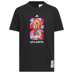 Boys' Grade School - adidas FIFA World Cup 26 Host City Atlanta Tee - Black