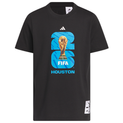 Boys' Grade School - adidas FIFA World Cup 26 Host City Houston Tee - Black