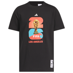 Boys' Grade School - adidas FIFA World Cup 26 Host City Los Angeles Tee - Black