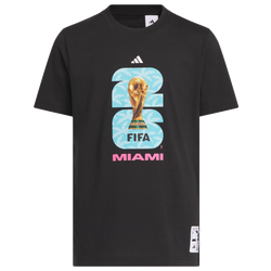 Boys' Grade School - adidas FIFA World Cup 26 Host City Miami Tee - Black