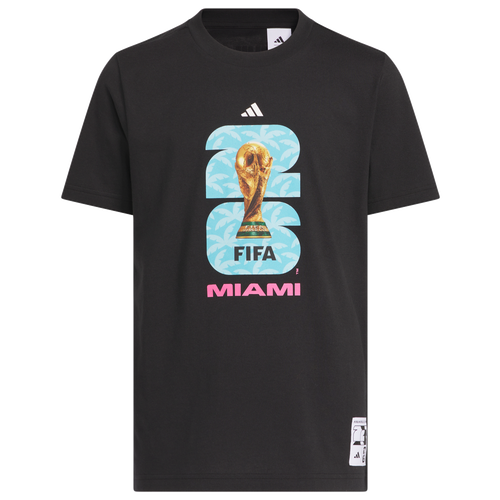 BOYS - adidas FIFA World Cup 26 Host City Miami Tee - Black