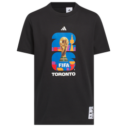 Boys' Grade School - adidas FIFA World Cup 26 Host City Toronto Tee - Black