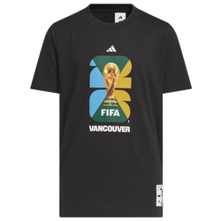 Boys' Grade School - adidas FIFA World Cup 26 Host City Vancouver Bc Tee - Black