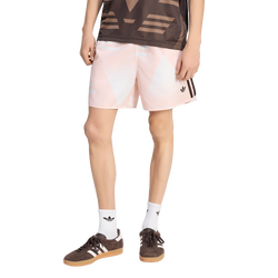 Men's - adidas Originals Bruised Banana All Overprint 9" Shorts - Sandy Pink