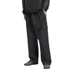 Men's - adidas Woven Drill Pants - Black