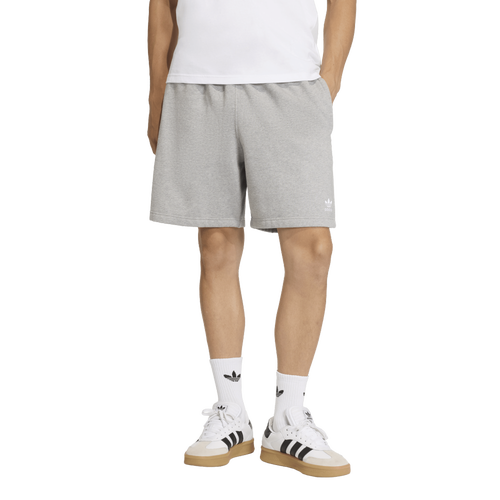 adidas Originals Trefoil Essentials Fleece 7" Shorts - adidas Medium Grey Heather