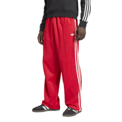 Men's - adidas Baggy Track Pants - Red/White
