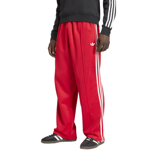  - adidas Baggy Track Pants - Red/White