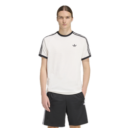 Men's - adidas 3-Stripes T-Shirt - White/Black