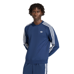 Men's - adidas Originals 3-Stripes Crew - Night Indigo