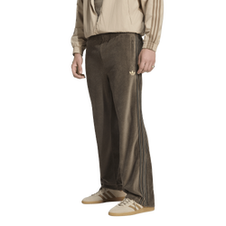 Men's - adidas Originals Firebird Velour Track Pants - Branch/Black