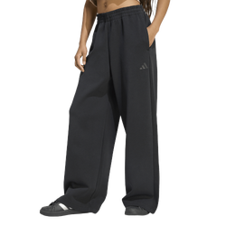 Women's - adidas Soft Lux Straight Leg Pants - Black