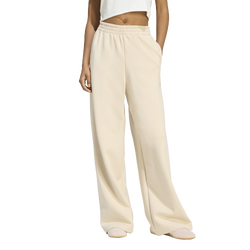 Women's - adidas Soft Lux Straight Leg Pants - Crystal Linen