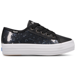 Girls' Preschool - Keds Triple Up Glitter Under Glass - White/Black