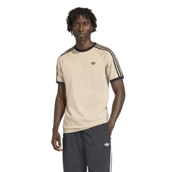 Men's - adidas 3-Stripes T-Shirt - Khaki/Black