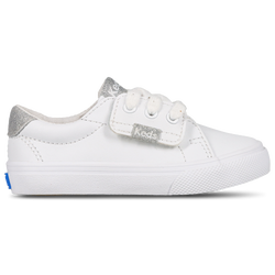 Girls' Toddler - Keds Jumpkick Jr II - White Smooth/Silver