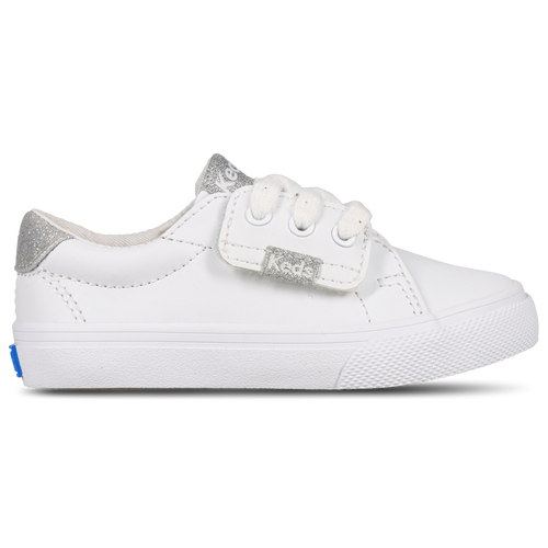GIRLS - Keds Jumpkick Jr II - Silver/White Smooth