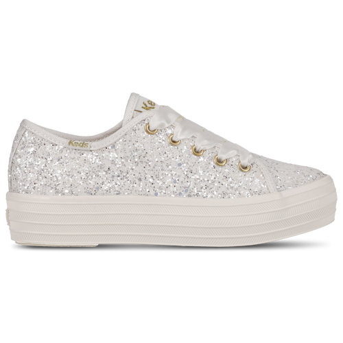 Keds Girls   Triple Up Glitter Celebrations In White