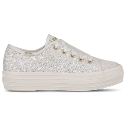 Girls' Preschool - Keds Triple Up Glitter Celebrations - White Glitter/White