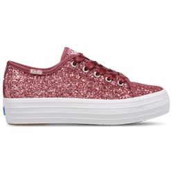 Girls' Preschool - Keds Triple Up Glitter Celebrations - Pink Glitter/White